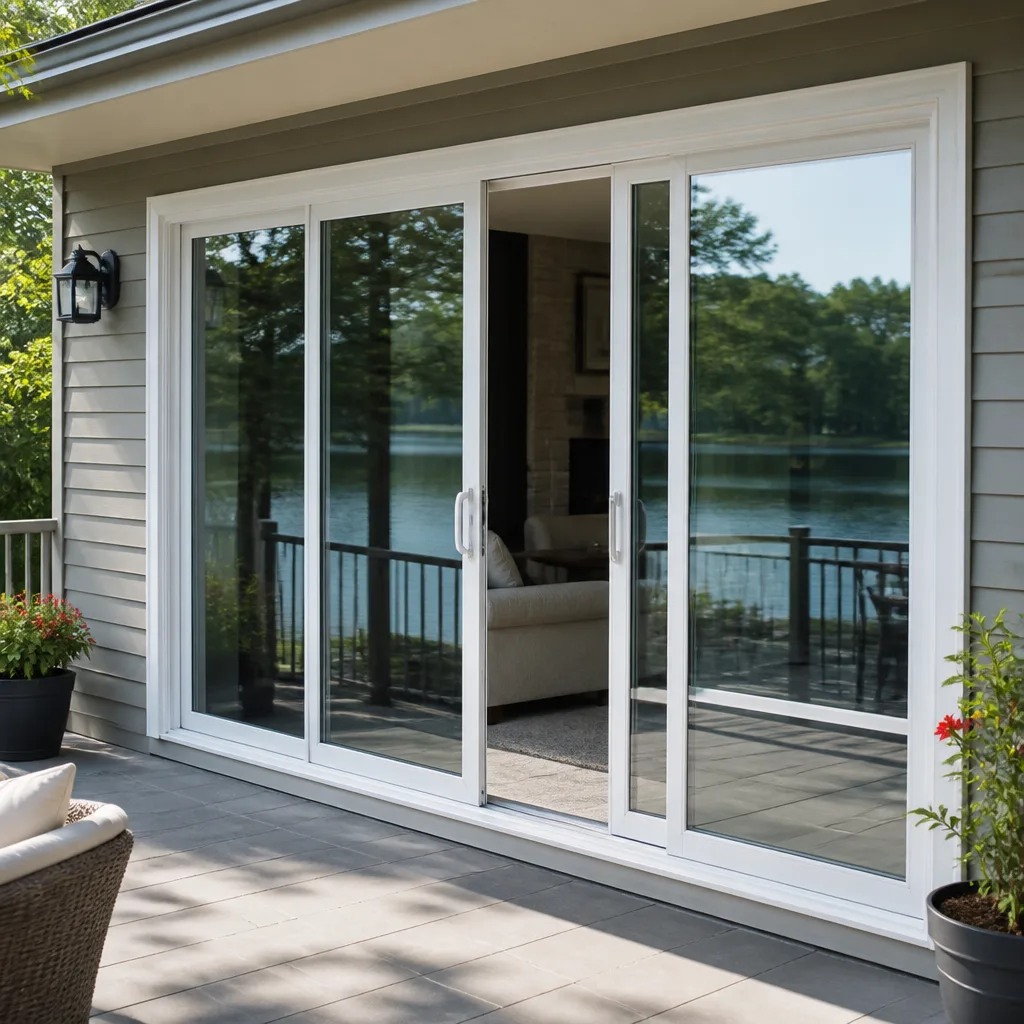 Sliding glass doors